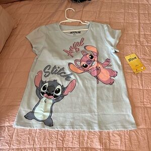 Disney Stitch & Angel girls short sleeve shirt size 12